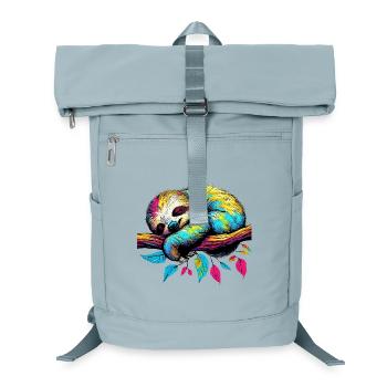 Sloth - Laptop Backpack - ice blue - Front