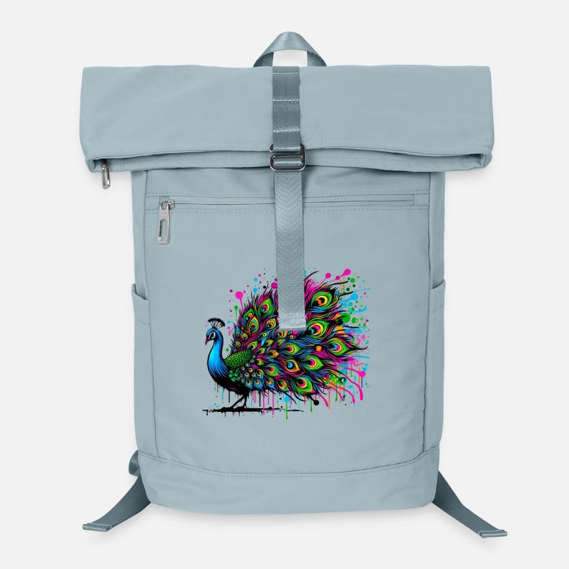 Peacock Laptop Backpack