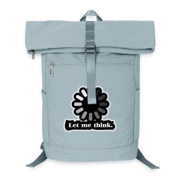 Let Me Think Loader - Laptop Backpack - ice blue - Front