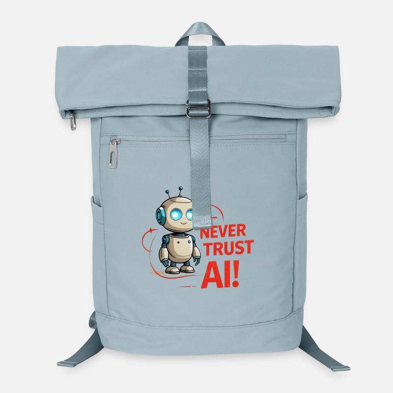 Never Trust AI Laptop-Rucksack 