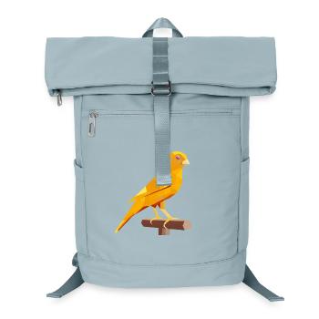 Golden Geometric Canary – Inspired by Jasper - Laptop Backpack - ice blue - Front
