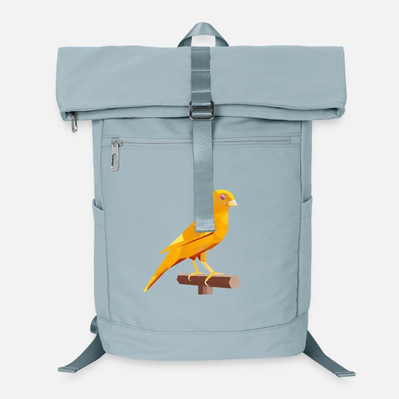 Golden Geometric Canary – Inspired by Jasper Laptop Backpack