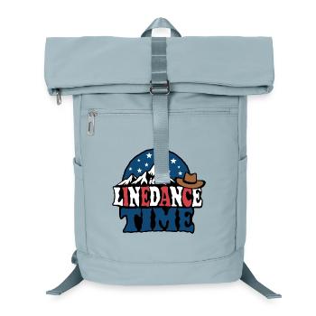 It's linedance time, Linedancing, Country Fan - Laptop-Rucksack  - Eisblau - Vorne