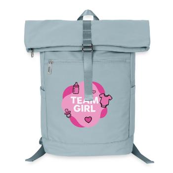Team Girl Baby Shower Design - Laptop Backpack - ice blue - Front