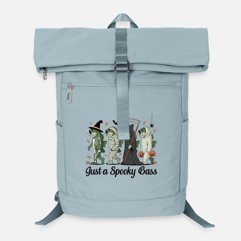 Disguised Fish Creatures Halloween Perch Angler Laptop Backpack