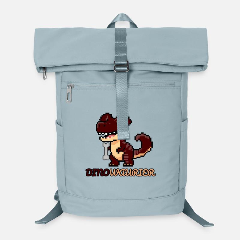 DinoWAUrier - Pixel Art Dinosaurier als Hund! 🐕 Laptop-Rucksack 