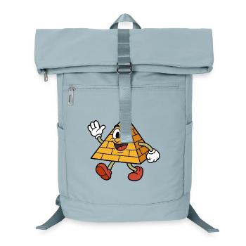 Pyramide loufoque parlante - Sac à dos ordinateur - bleu glacier - Devant