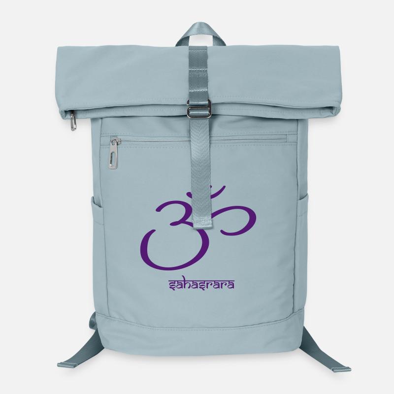 Symbole Pourpre du Chakra de la Couronne Sahasrara Sac à dos ordinateur