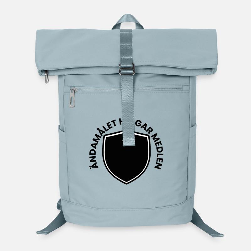 Schildemblem in Schwarz – minimalistisch Laptop-Rucksack 