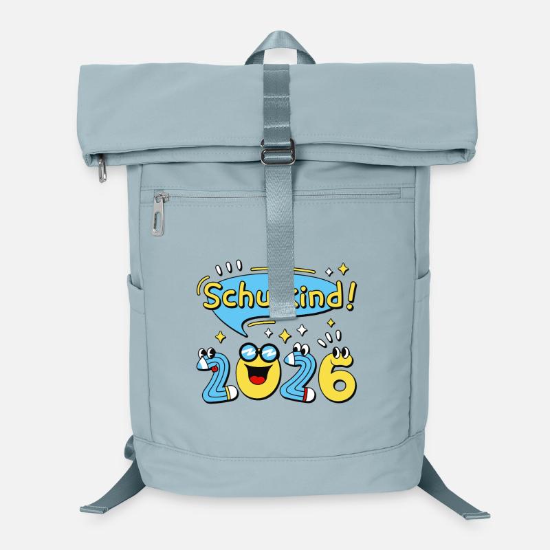 Schulkind 2026 Einschulung Schulanfang Comic Laptop-Rucksack 