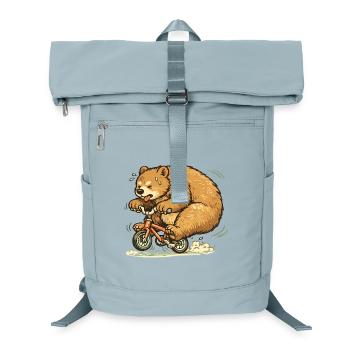 Frénésie de l’ours sur le vélo - Sac à dos ordinateur - bleu glacier - Devant