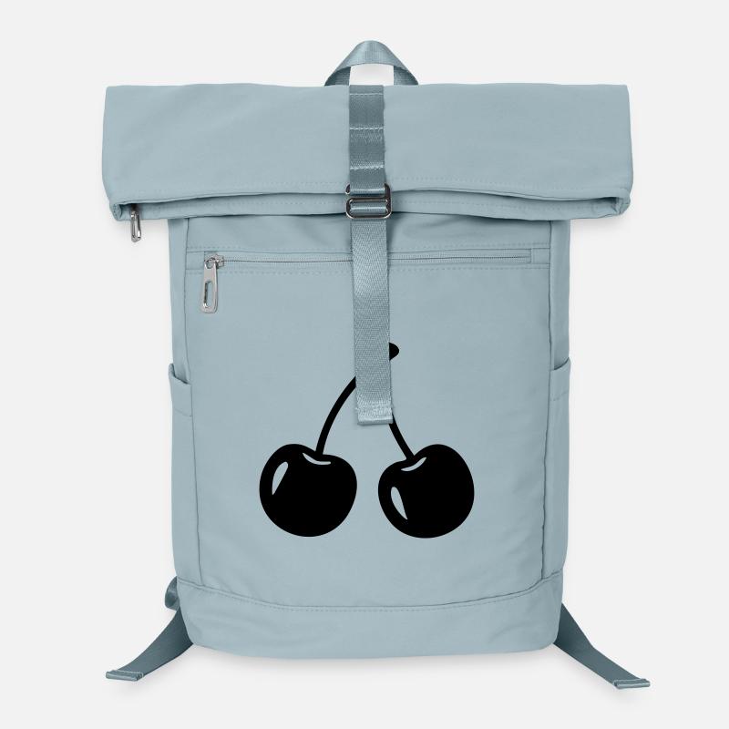 Kirsch-Silhouette – Süßes Fruchtdesign Laptop-Rucksack 
