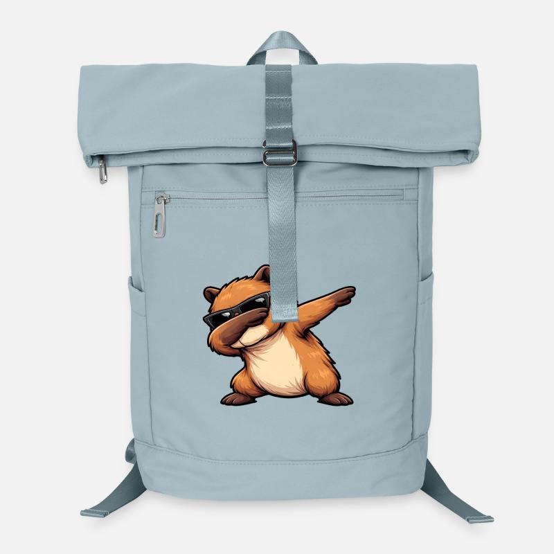 Dabbing Capybara Laptop-Rucksack 