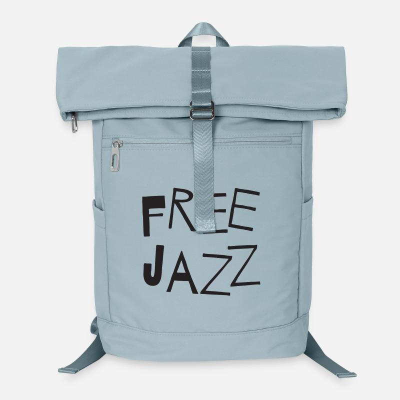 Free Jazz Handdrawn Letters Laptop Backpack