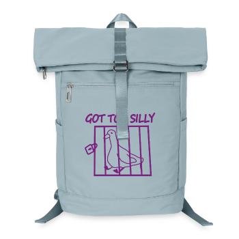 Got Too Silly Pigeon Cage - Laptop Backpack - ice blue - Front