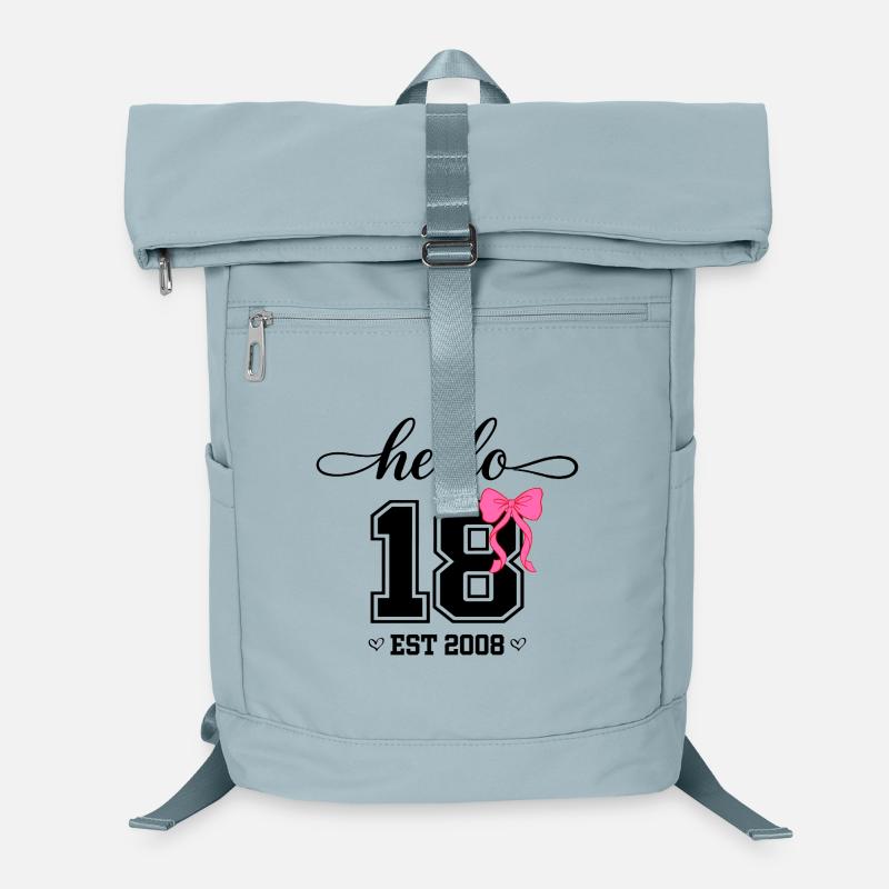 Hello 18 Est 2008 Damen Geburtstag Design Laptop-Rucksack 