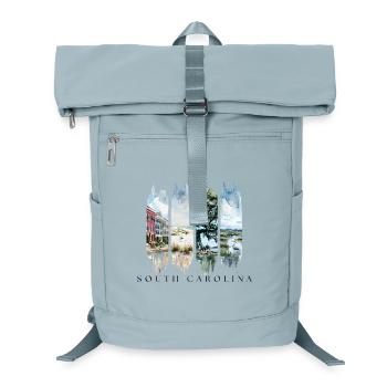 Voyage en Caroline du Sud – Charleston Charme & Plage - Sac à dos ordinateur - bleu glacier - Devant