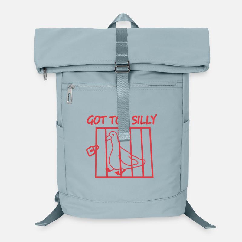 Zu dummer Vogel im Käfig Laptop-Rucksack 