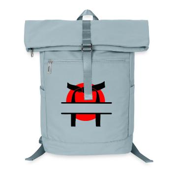 Black belt japanese sun - Laptop Backpack - ice blue - Front