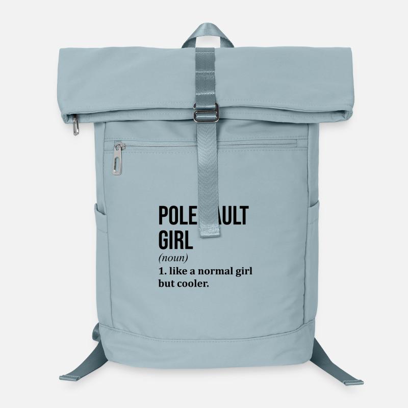 Stabhochsprungmädchen Lustiges Zitat Laptop-Rucksack 