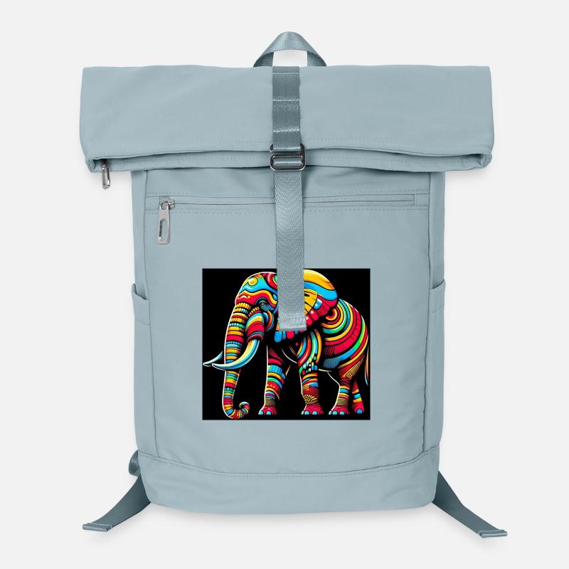Éléphant Pop Art Sac à dos ordinateur