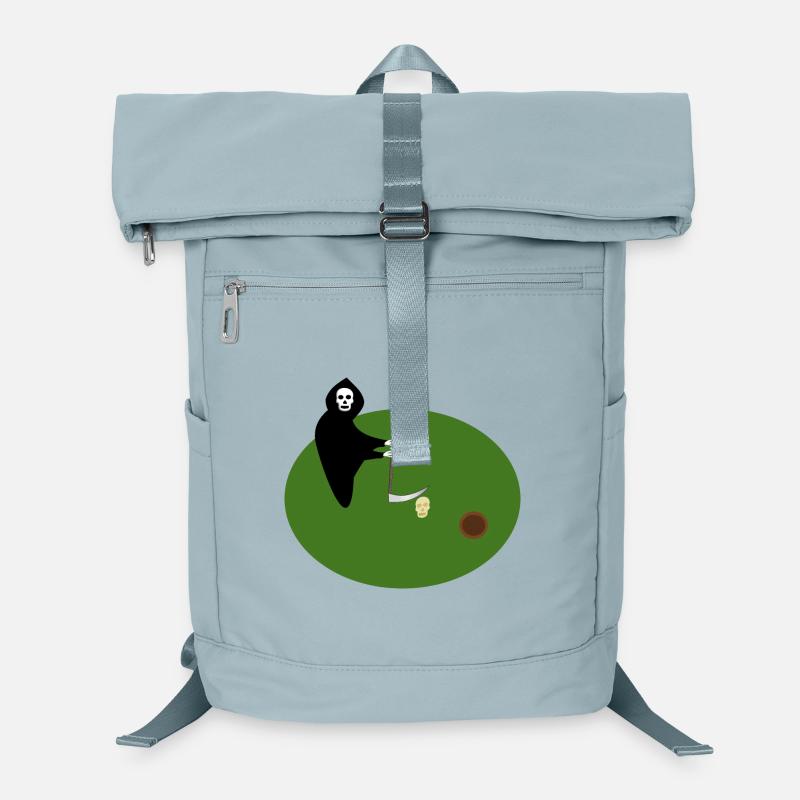 grim reaper Skull golf Gothic Fantasy Art Laptop Backpack
