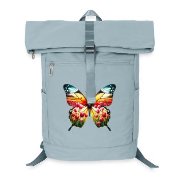 Tulipe papillon tulipe Hollande - Sac à dos ordinateur - bleu glacier - Devant