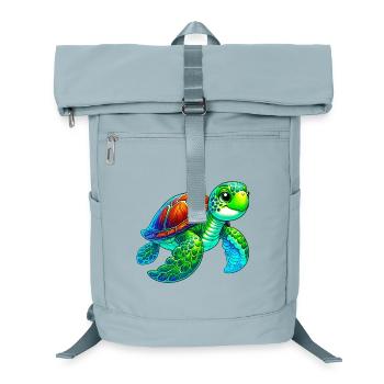 Turtle - Laptop Backpack - ice blue - Front