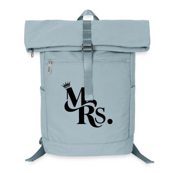 Mrs. & Krone, personnalisable - Sac à dos ordinateur - bleu glacier - Devant