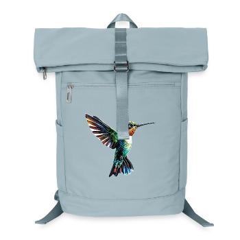 Hummingbird Hummingbird Bird Hummingbirds Cute Hummingbird - Laptop Backpack - ice blue - Front