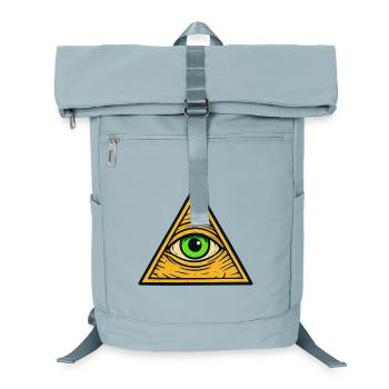 Triangle de l’œil qui voit tout - Sac à dos ordinateur - bleu glacier - Devant