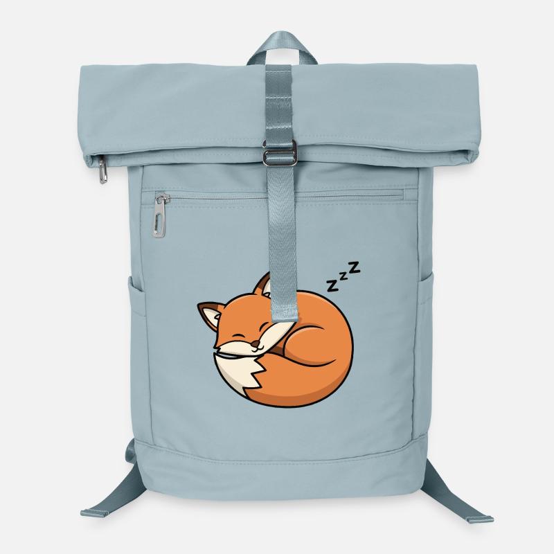 Dessin animé du Renard Endormi Sac à dos ordinateur