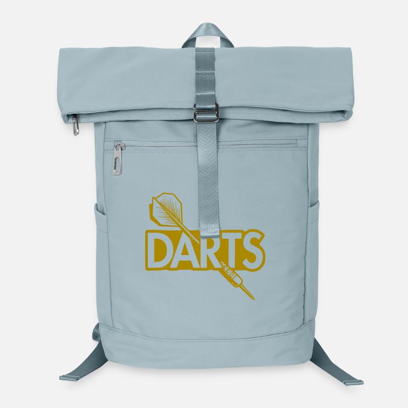 Darts Dart by Font Logo Laptop Backpack