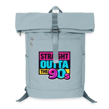 Straight Outta The 90s Neon - Laptop-Rucksack  - Eisblau - Vorne