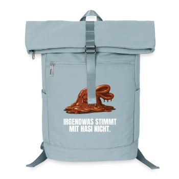 Irgendwas Stimmt Mit Hasi Nicht Böses Hasi - Laptop-Rucksack  - Eisblau - Vorne