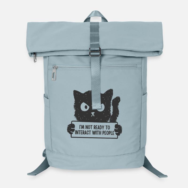 Je ne suis pas prêt à interagir avec les gens Sac à dos ordinateur