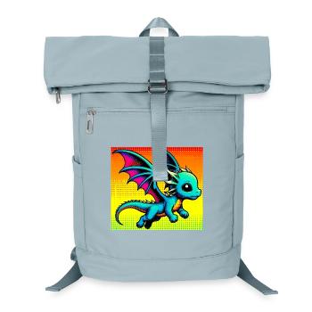 Drache - Laptop-Rucksack  - Eisblau - Vorne