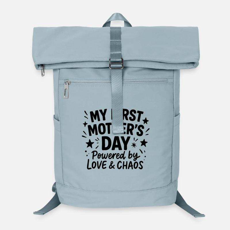 Erster Muttertag Humor Mama Geschenkidee Familie Laptop-Rucksack 