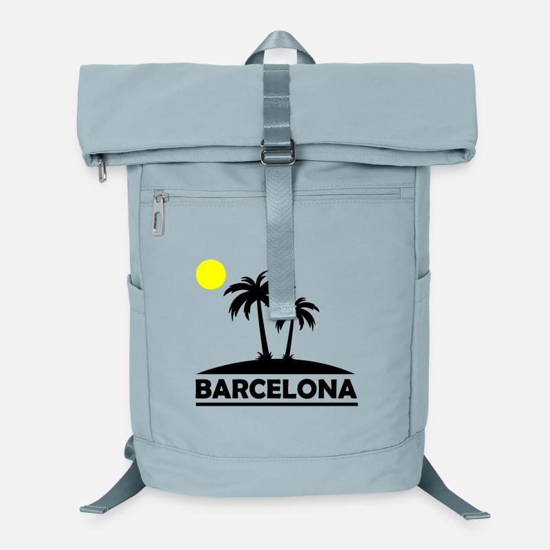 Plage de Barcelone Sac à dos ordinateur
