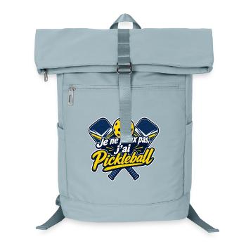 Je ne peux pas, j'ai Pickleball - Sac à dos ordinateur - bleu glacier - Devant