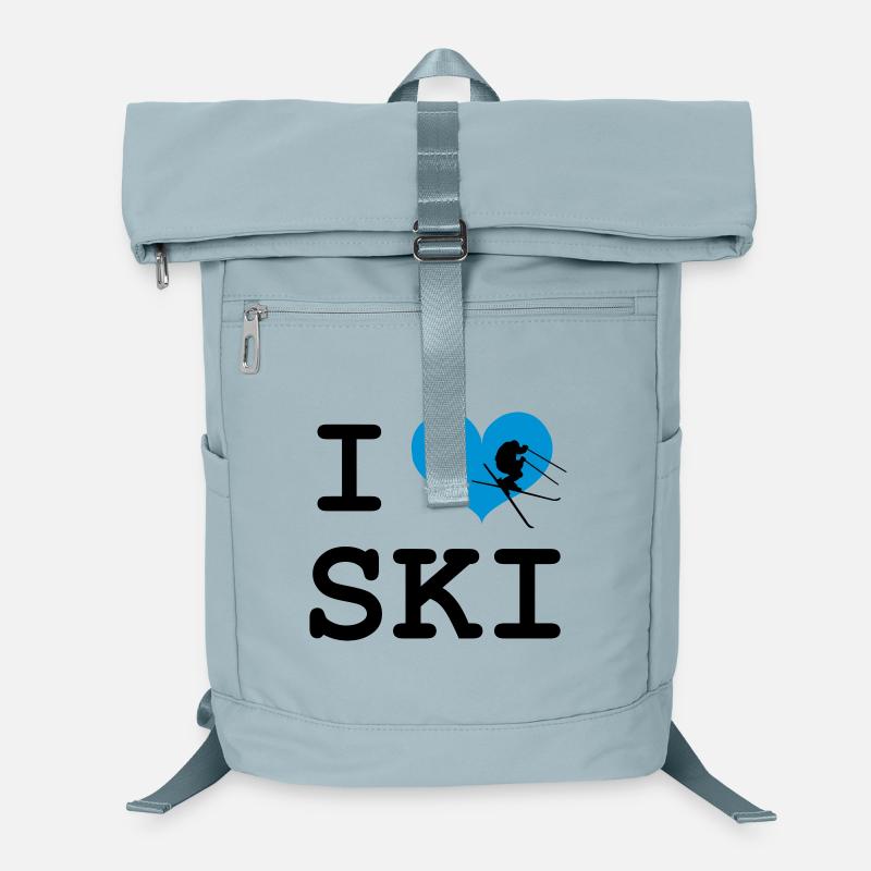 I Love Ski Laptop-Rucksack 