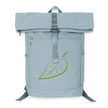 leaf - Laptop Backpack - ice blue - Front