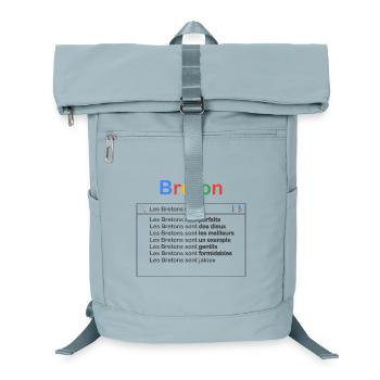 Breton recherche - Sac à dos ordinateur - bleu glacier - Devant