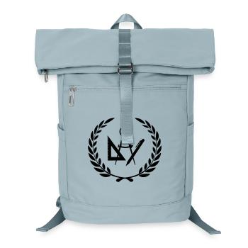 Architekten- oder Designerwerkzeuge im Lorbeerkranz - Laptop-Rucksack  - Eisblau - Vorne