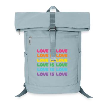 Pride Month - Love is Love - Laptop Backpack - ice blue - Front