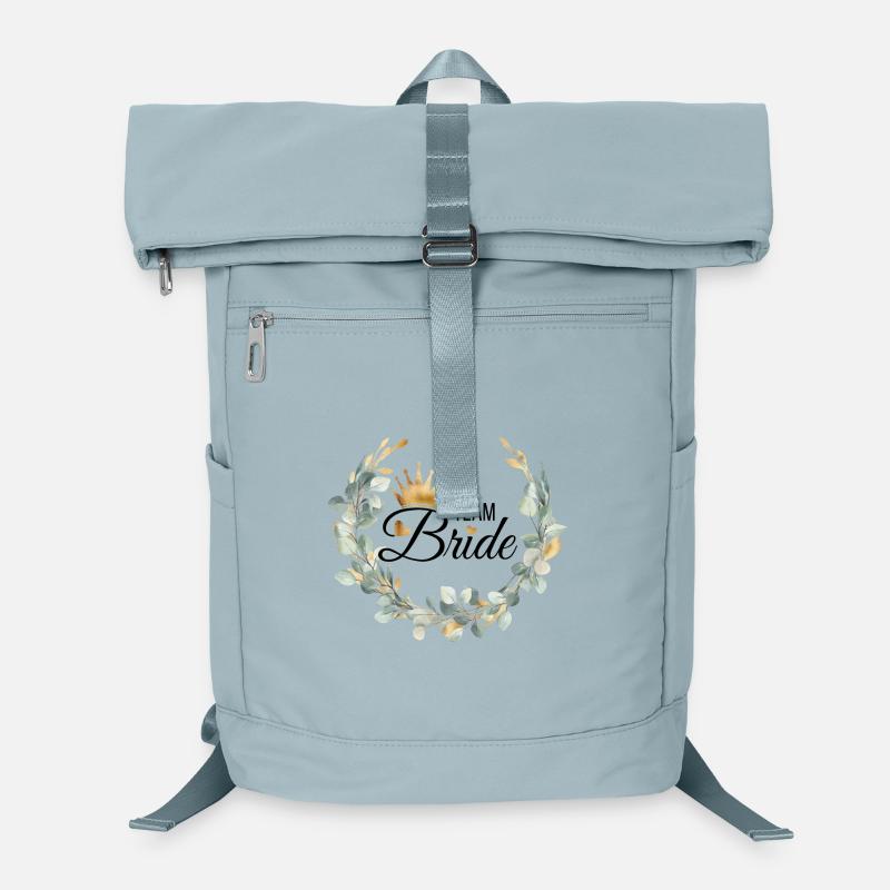 Team Bride! Wreath & crown design, customisable Laptop Backpack