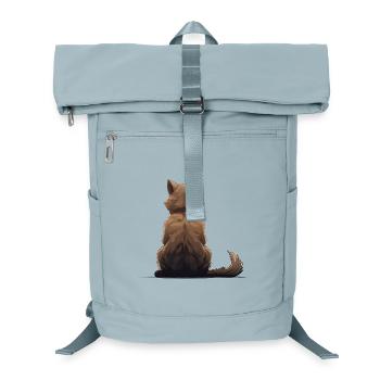 Burmese Cat - Laptop Backpack - ice blue - Front