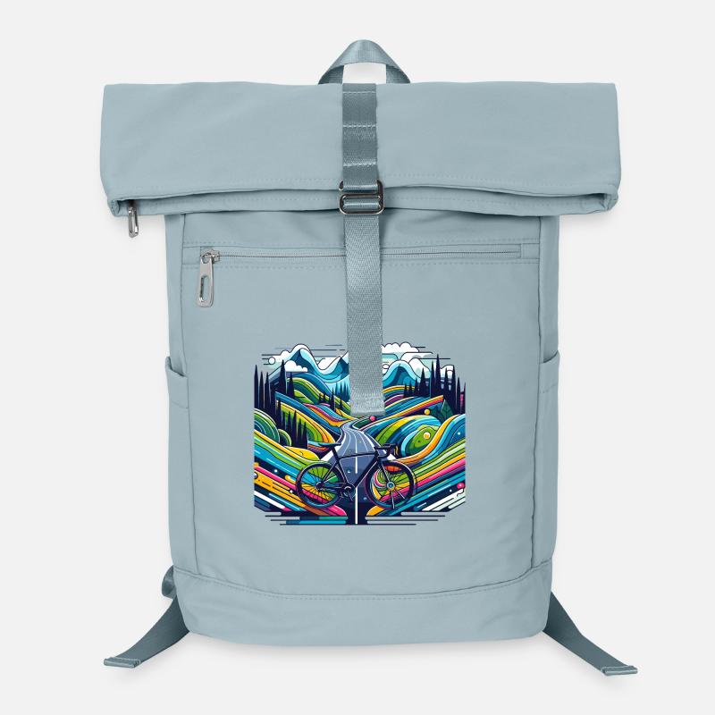 Rennrad, Straße, Berg Laptop-Rucksack 