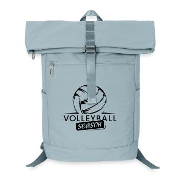 Volleyball Mannschaft Beachvolleyball Logo Saison - Laptop-Rucksack  - Eisblau - Vorne