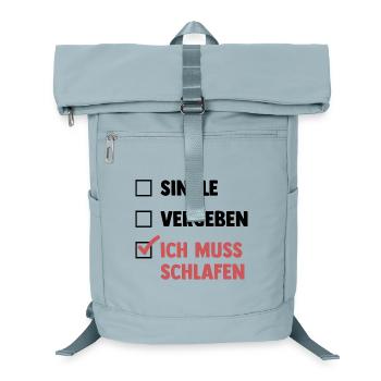 Single Vergeben Schlafen - Laptop-Rucksack  - Eisblau - Vorne